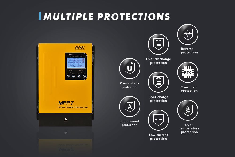 mppt hybrid solar charge controllers