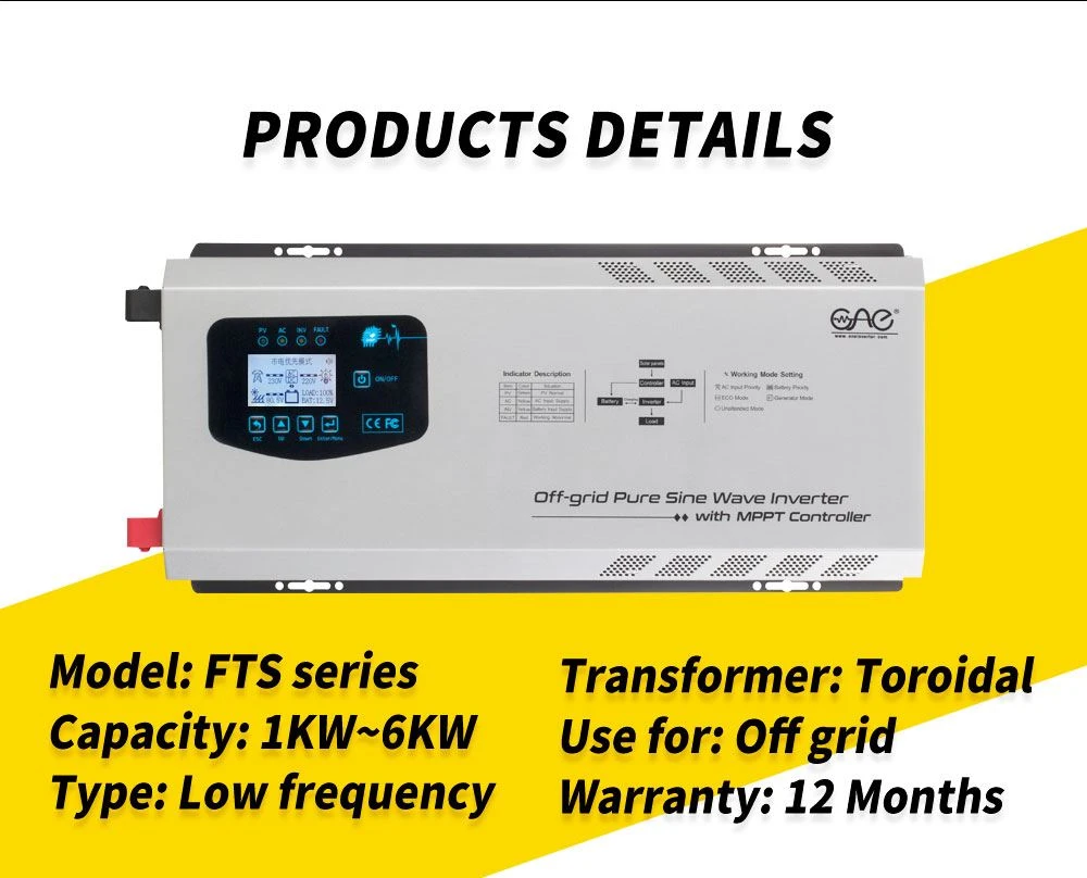 low frequency hybrid solar inverter