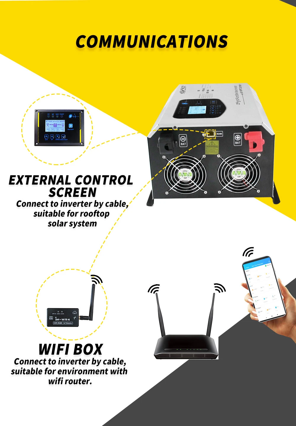 dc to ac hybrid inverter